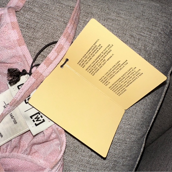 Wolford x GCDS Pink Monogram Triangle Bra - Picture 6 of 6